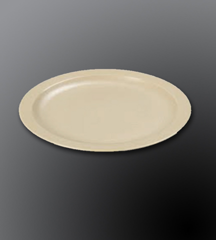 Narrow Rim Ceramic Dinnerware Dover White Oval Platter 11.5"L x 9.625"W
